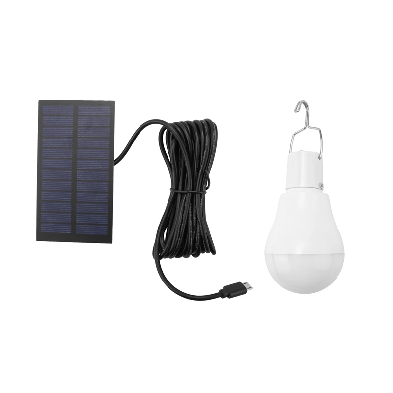 

Portable LED Solar Light 15W Bulb LED Lamp USB Rechargeable Solar Powered Outdoor/Indoor Travel Camping Garden Light