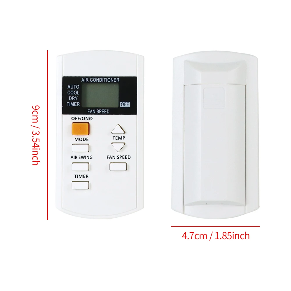 파나소닉 에어컨 컨디셔닝용 AC A/C 리모콘 6 버튼 A75C3740 A75C3733 교체