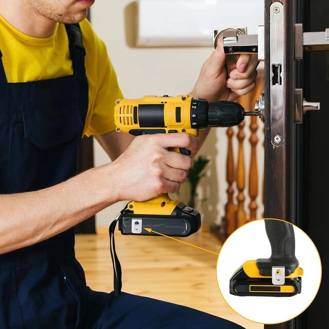 1-10PCS Elektrische Bohrer Gürtel Clip Haken Hammer Schlagschrauber Zubehör Für DeWalt 20V Bohrer Fahrer N268241 n169778 DCD980 – Detail 7