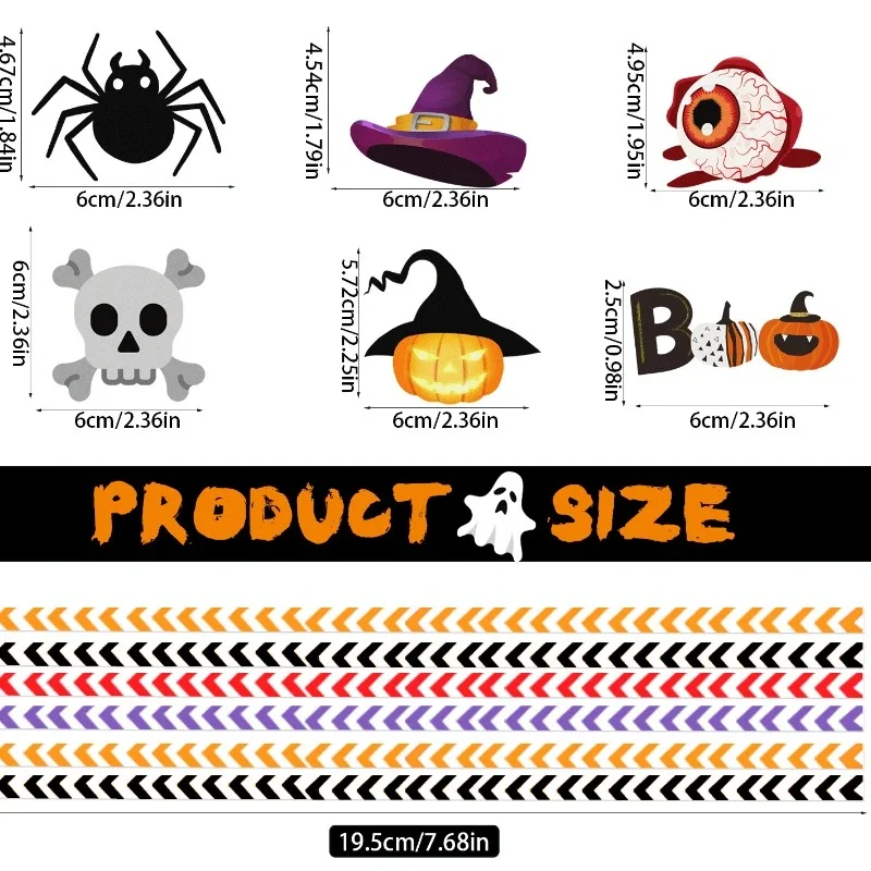 24pcs Halloween Straw Party Decorations Skull Spider Water Cup Drink Decor with Disposable Straws Cocktail Straw Juice Tubes