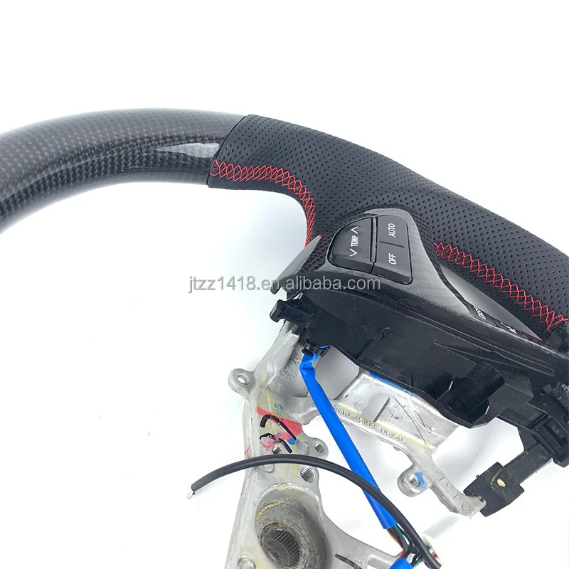 For Toyota Camry Highlander Heracles Vigo Steering Wheel Carbon Fiber 2005 2006 2007 2008 2009 2010 2011 2012 2013