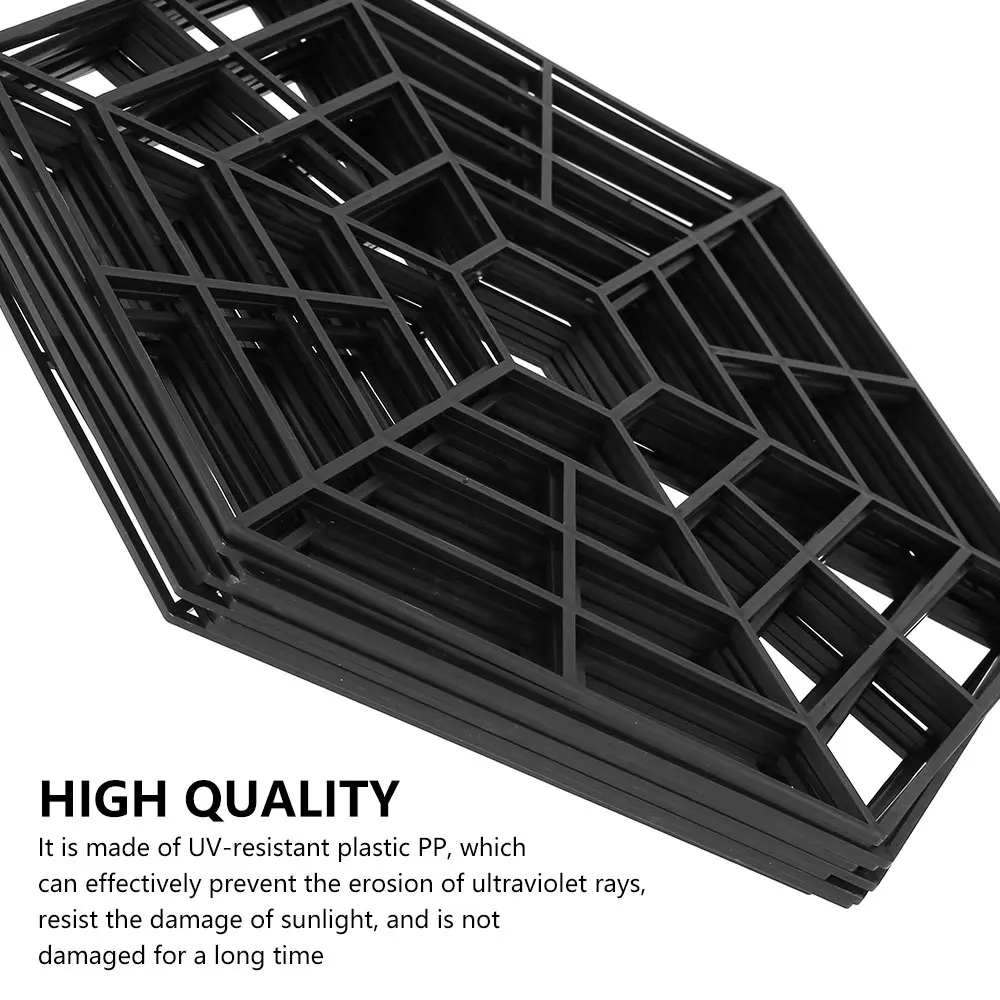 20/40Pcs Pond Fish Guard Plastic Pond Floating Net Good Water Permeability UV-resistant Pond Protectors Garden Pond Care Fitting