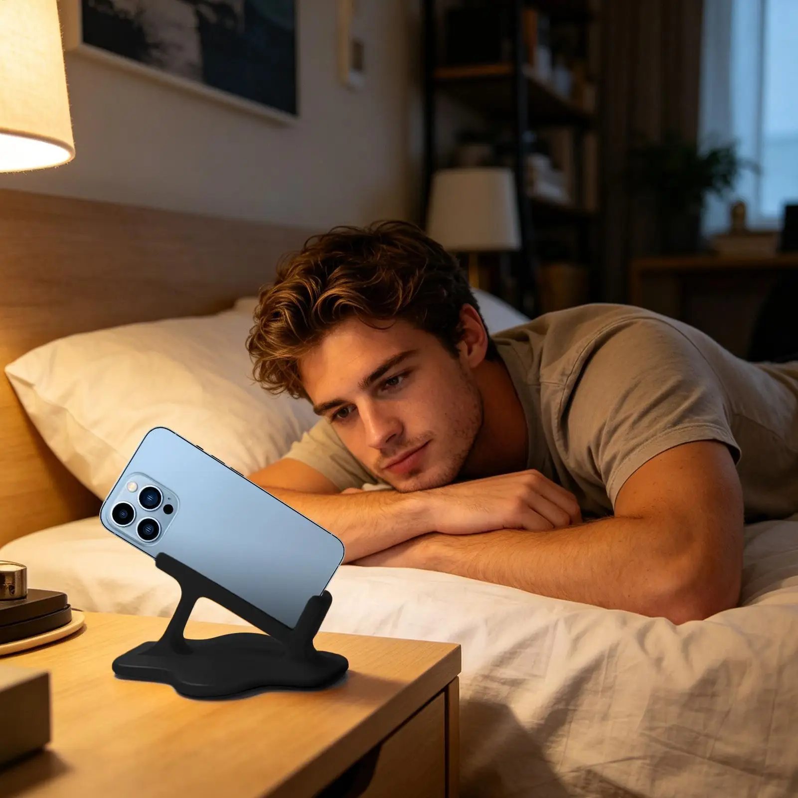 Supporto per Cellulare Stampato in 3D, Universale, Portatile e Stabile, Stand da Tavolo per Comodino, Camera da Letto, Divano, Casa e Ufficio - Image 6