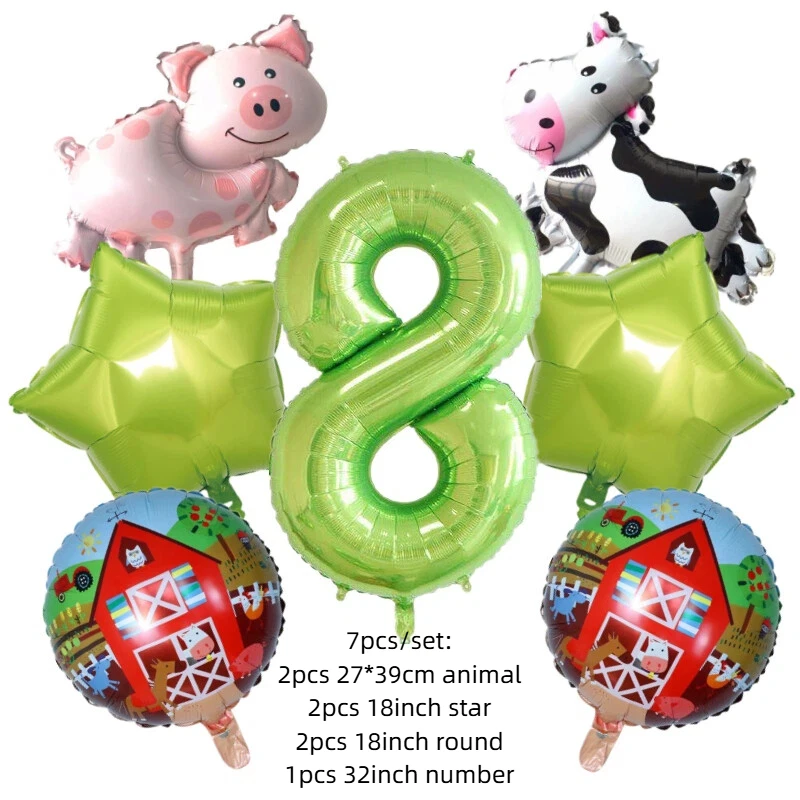 7pcs Number 8 Set