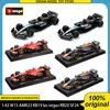 Bburago 1:43 SF24 RB20 RB19 las vegas W15 W14 F1-75 AMR23 Static Diecast Casting Alloy Model Car Collection Toy Birthday Gift 1