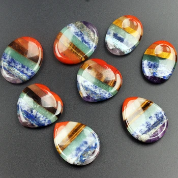 Chakra Palm Worry Stone Set 1