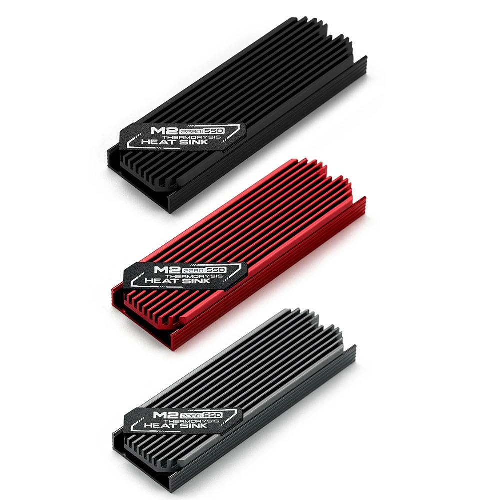 Dissipateur Thermique Pour SSD M.2 2280 - Refroidisseur En Aluminium - Compatible PC Bureau Et Portable