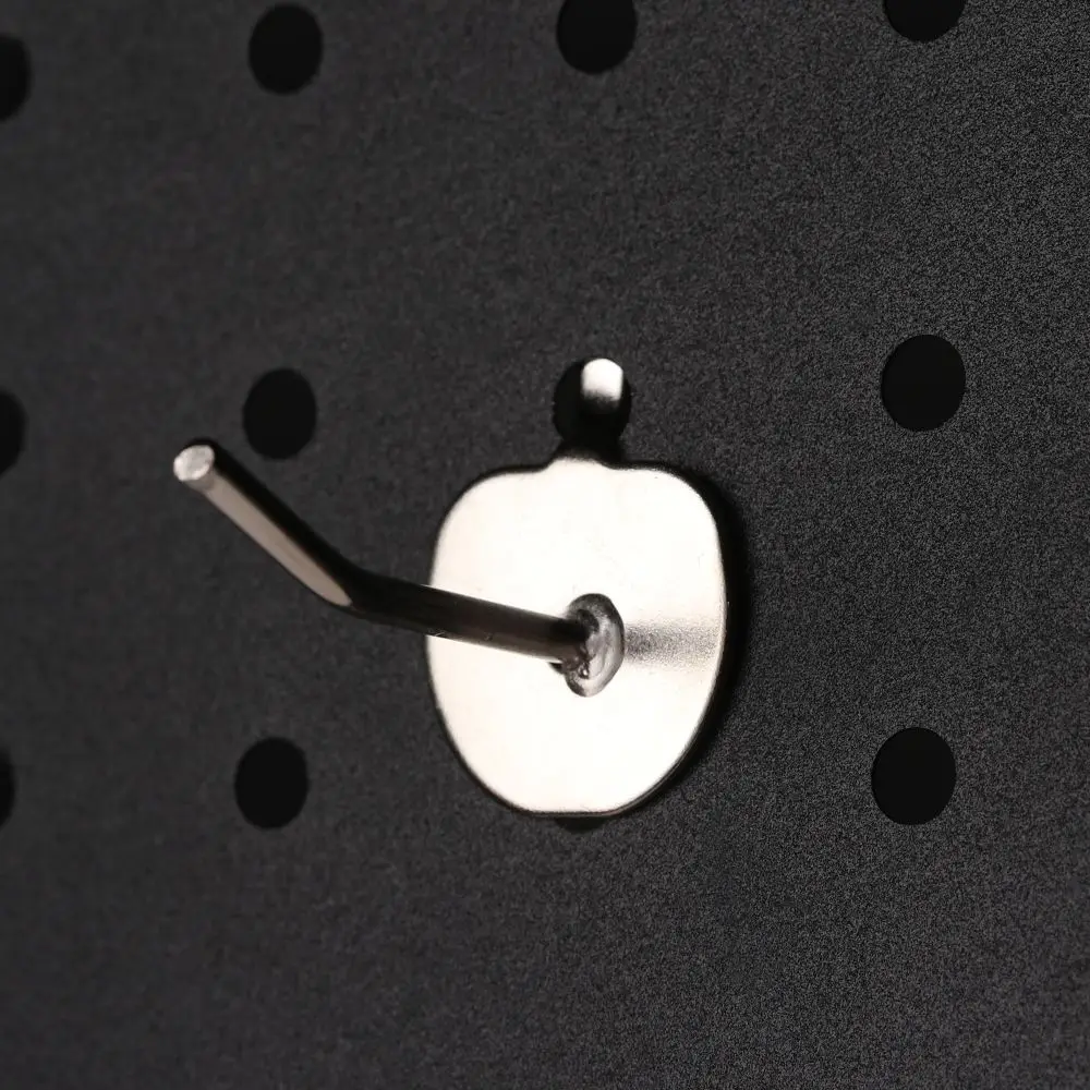 Silver Iron Pegboard Hooks for Home Retail Shop Display