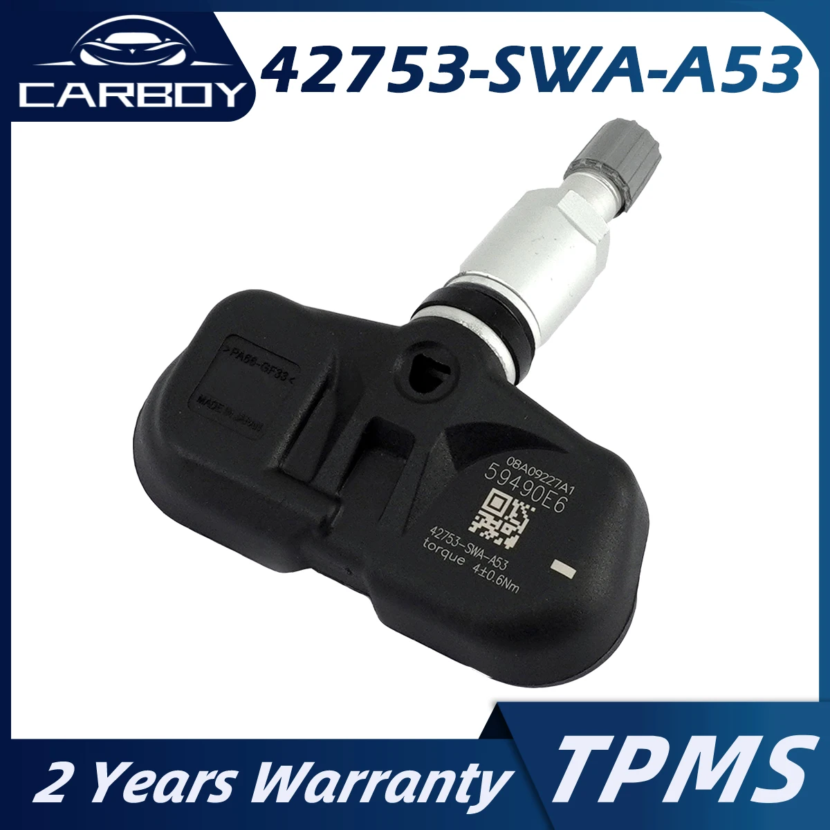 

42753-SWA-A53 PMV-107M For Honda Accord 2008-2012 Fit 2008 CRV 2007-2011 TPMS Tire Pressure Monitoring System 42753-SWA-315