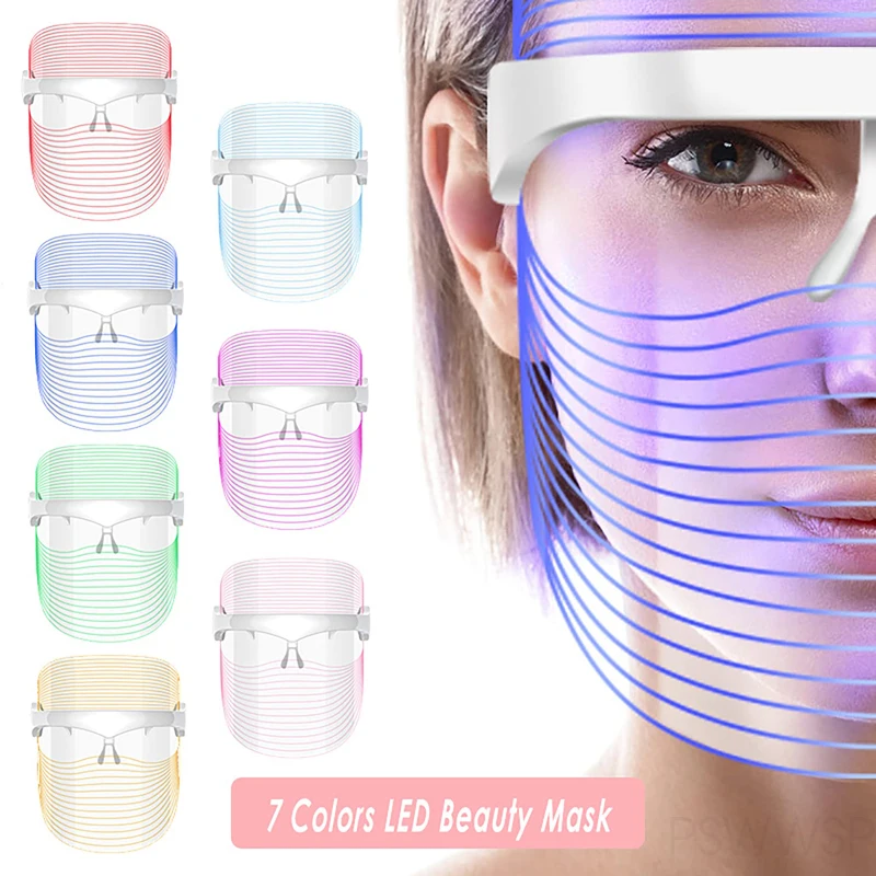 LED Facial Mask Facial Machine 7 Color for Skin Care