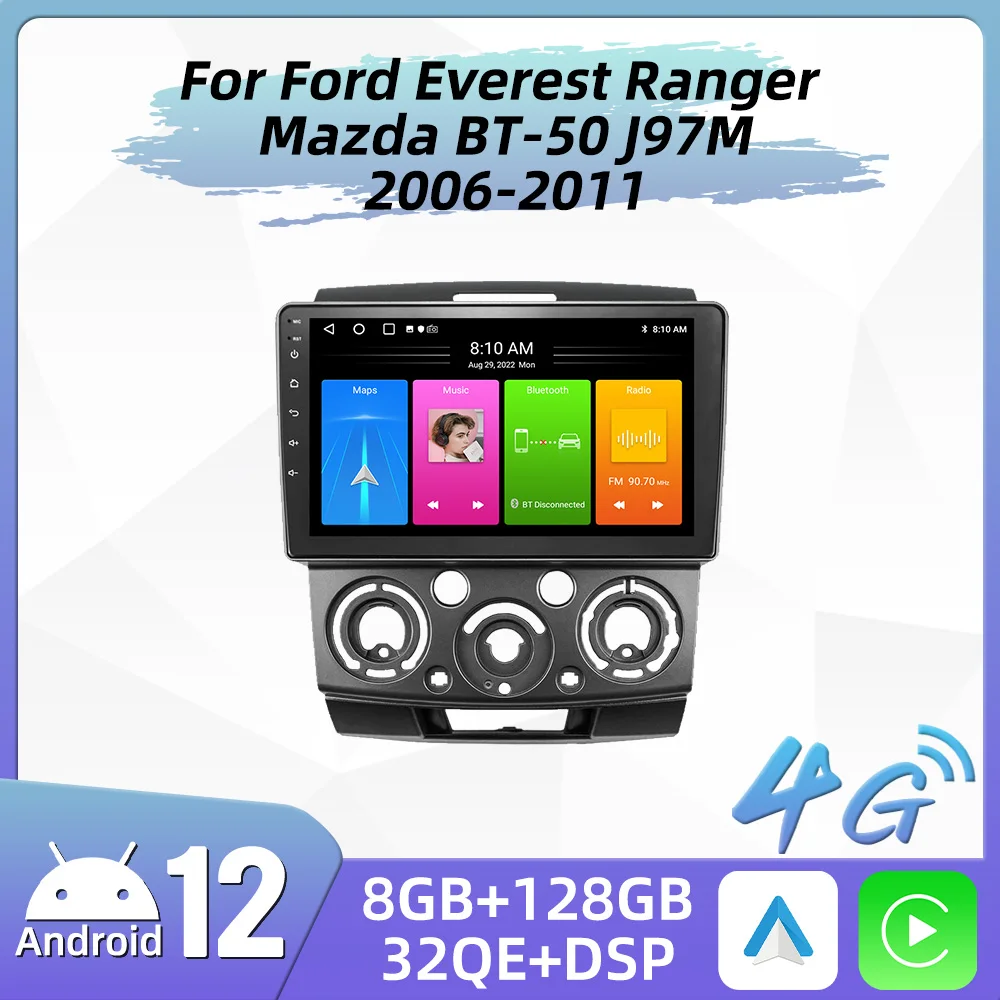 

Car Stereo for Ford Everest Ranger Mazda BT50 BT-50 2006-2011 2 Din Android Radio Screen Multimedia Player Autoradio Head Unit
