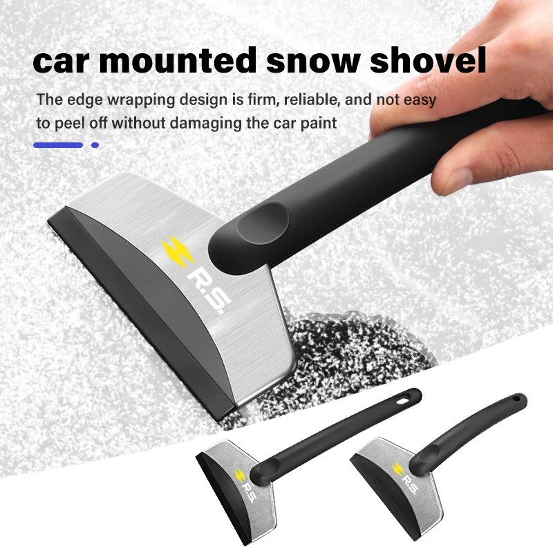 Car Snow Removal Shovel Stainless Steel Ice Scraper Tools For Renaul RS Sport Megane 3 4 2 Clio 5 Line Sandero Scenic Logan