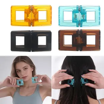 Fermaglio per Capelli Magnetico con Chiusura Magnetica, Design Separato Anti-Scivolo, Previene i Segni di Pressione, Fermaglio Magnetico Piatto