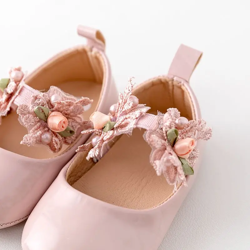 Baby Shoes Spring and Summer Sandal Cute Flower Girl Style Easy to Wear High Quality PU and TPR Sole Anti-slip Walking BBW3099 - 5