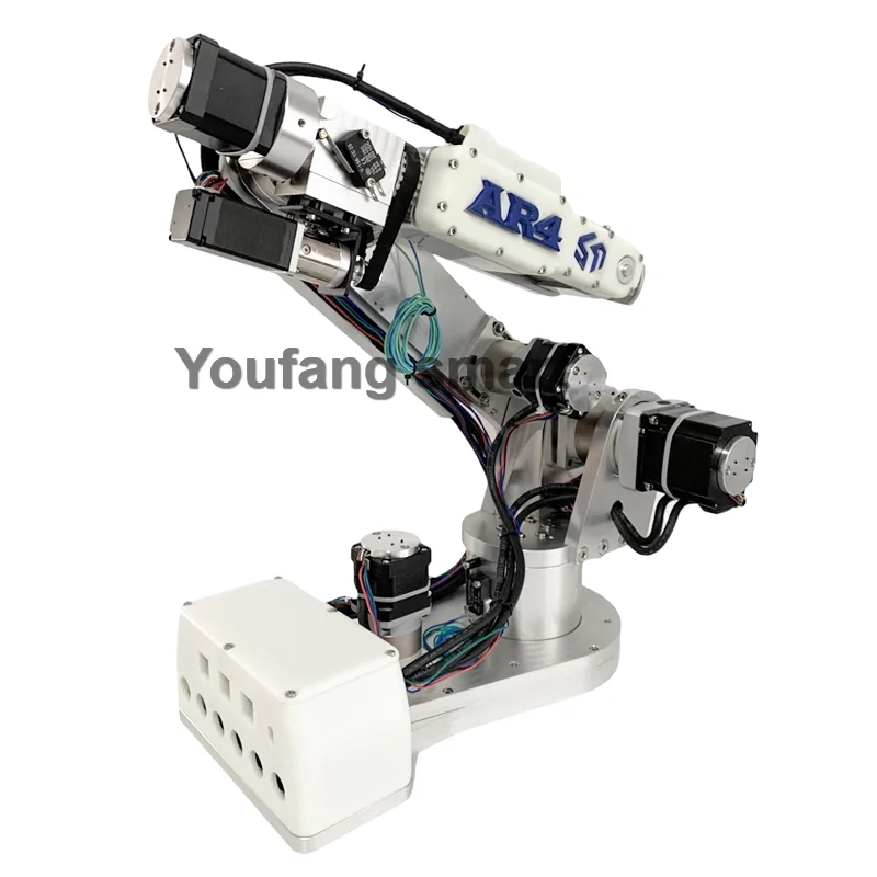 Telaio del braccio robotico passo-passo Dof da 2 kg con braccio meccanico industriale con motore passo-passo senza controller per allenamento AR4 AI - immagine 5