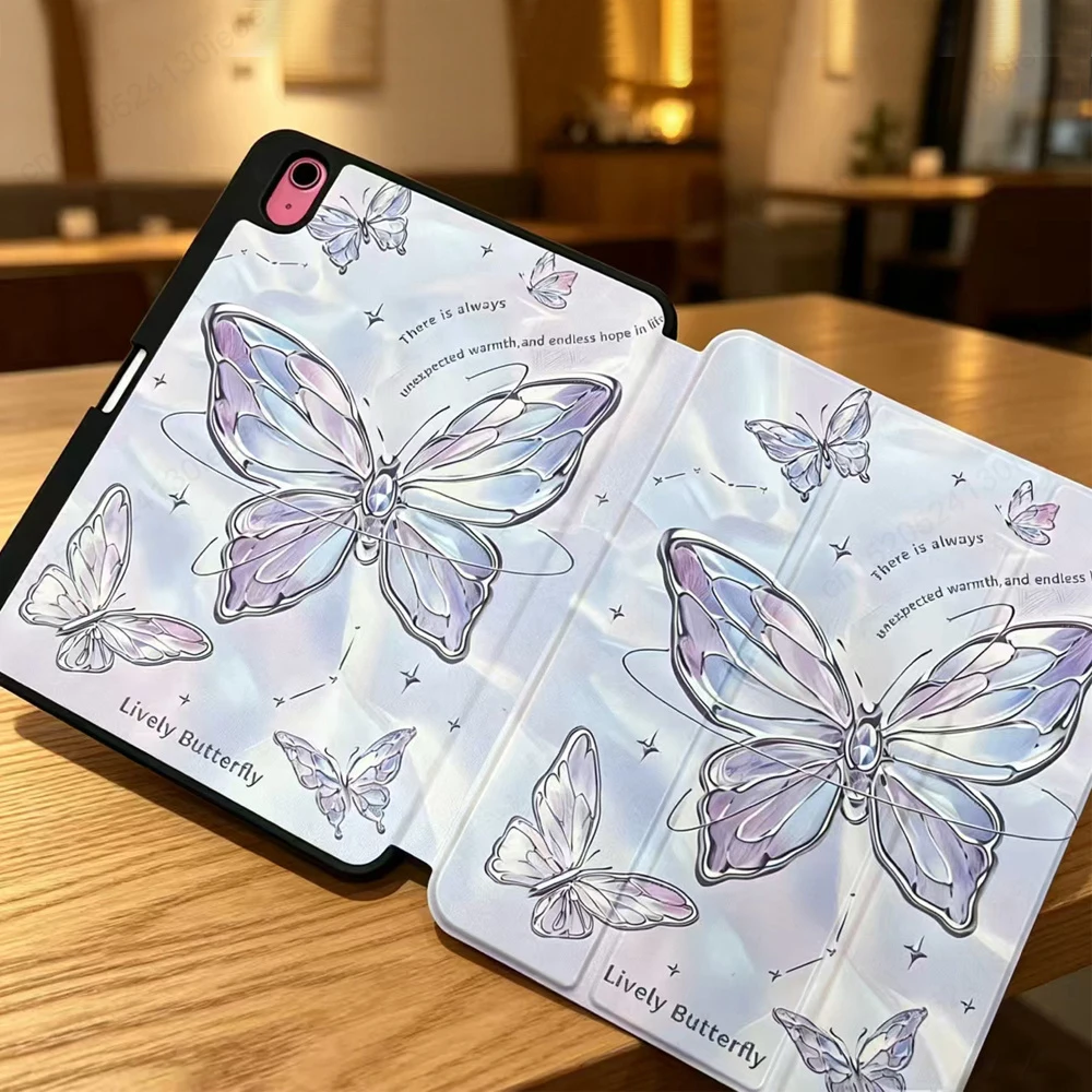 Universal Tablet Cover with Pencil Holder - Fits Various iPad Models