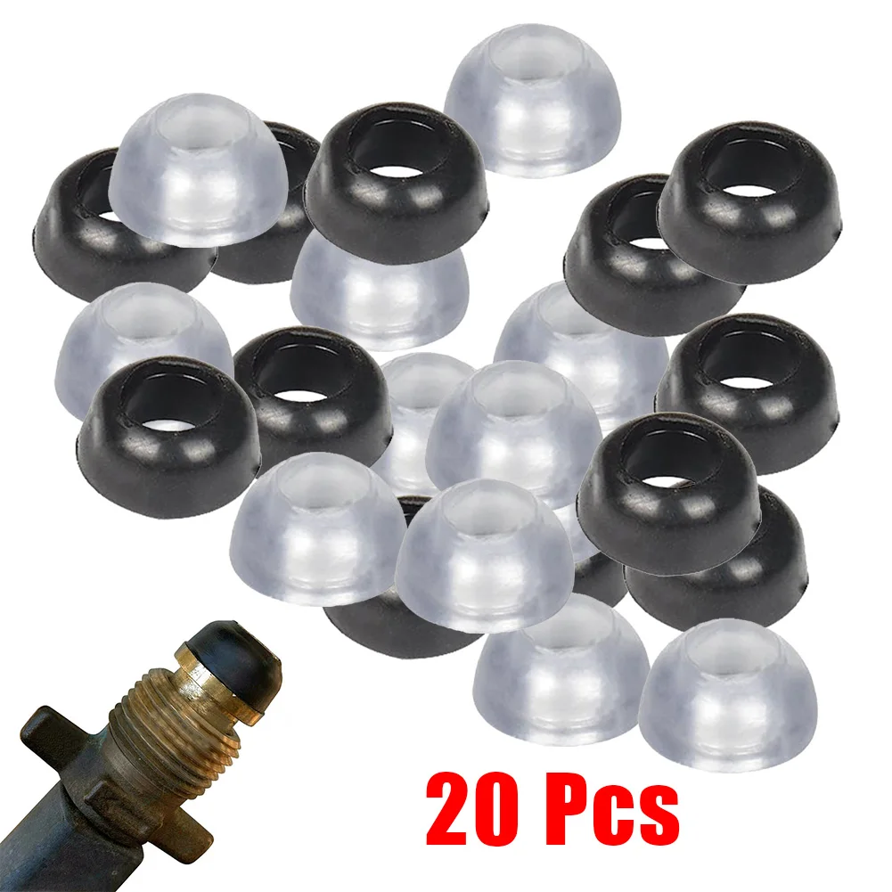 20pcs Rubber Seals Ring Outdoor Cooking BBQ Bottle Gas Tank Pressure Reducing Valve for bbq gas valve