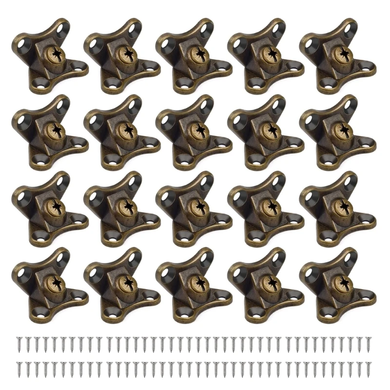20 stuks vlinderhoekcode rechte hoeken beugel voor houten meubelkast M89B
