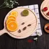 6/7/8/9/10 Inch Bamboo Wooden Pizza Board Round with Handle Pizza Baking Tray Pizza Stone Cutting Board 4