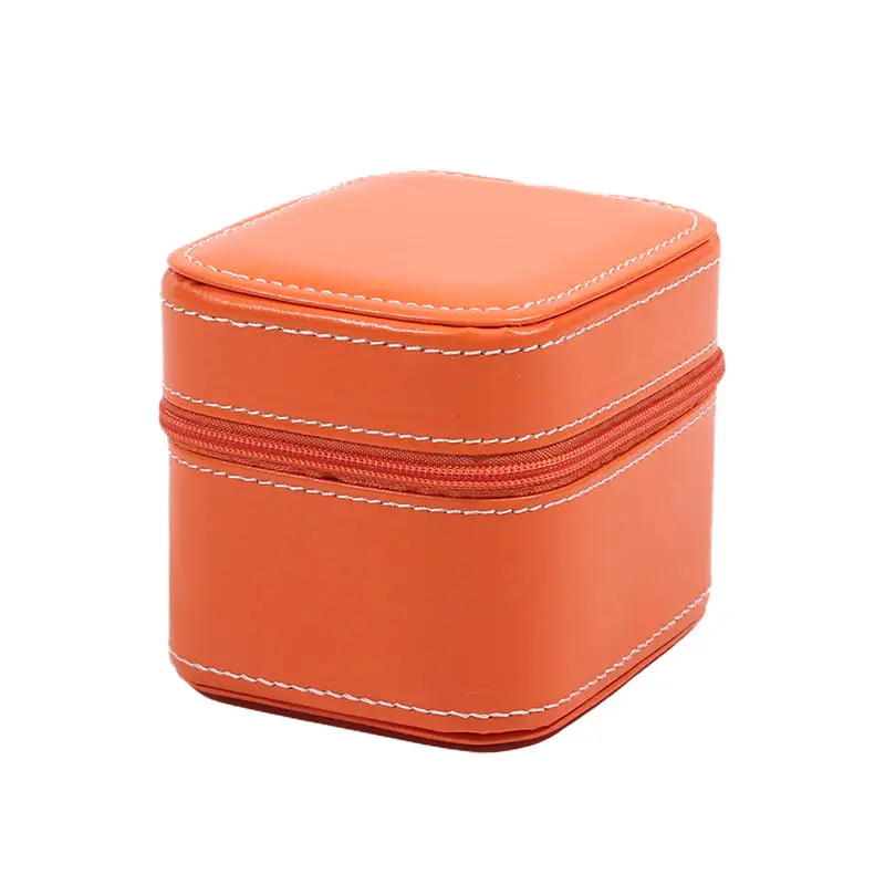 Travel Watch Case ⌚ Single Watch Case – Leather Watch Travel Case with Removable Cushio... - SKU TWC01106 - UGI Packaging