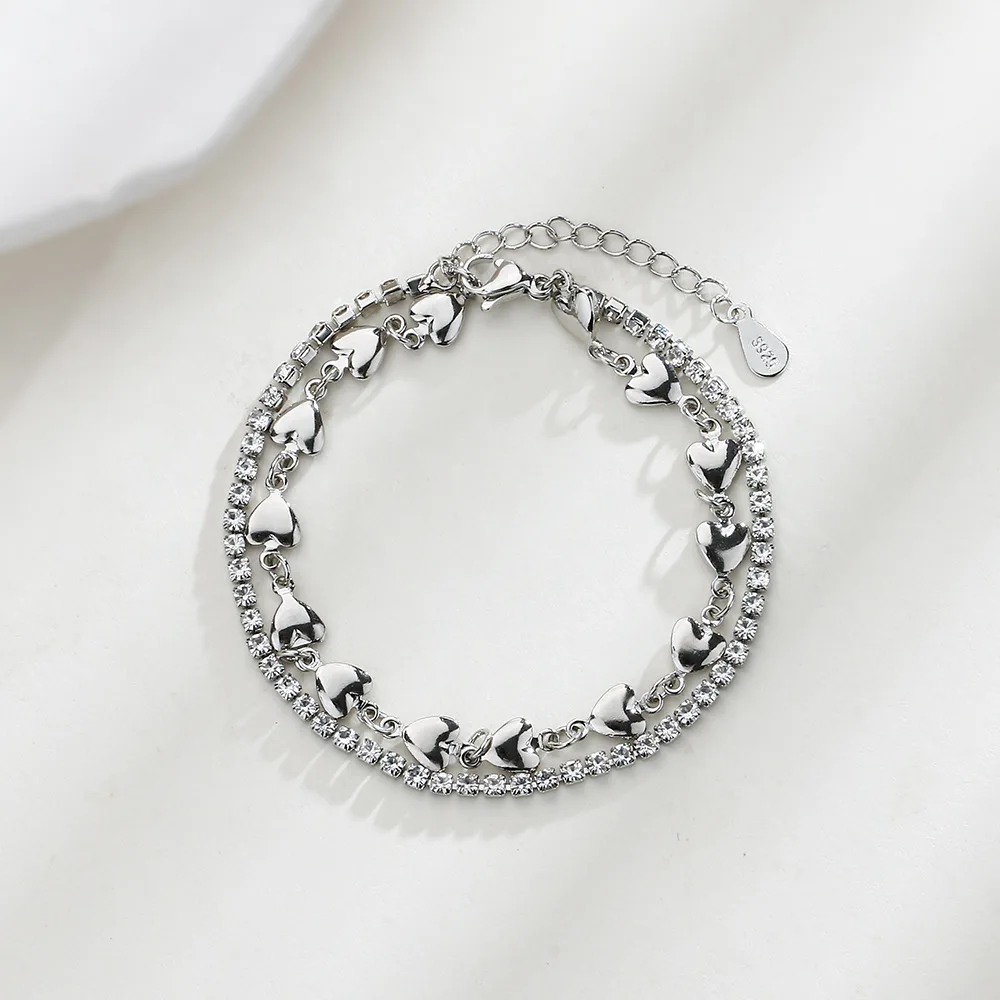 Ventfille 925 Sterling Silver Bamboo Frosted Bracelet For Women Temperament  Retro Jewelry Birthday Gift Wholesale - Bracelets - AliExpress