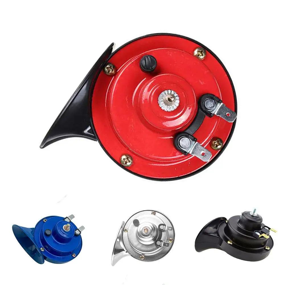 Loud Car Horn Universal 12V Whistle Electric Snail Train Horn Super Loud For Cars Trucks Boats Motorcycles Modification