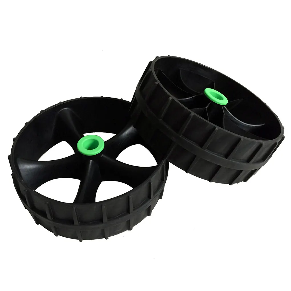 Kayak Wheel with TPE Surface Easy Installation 10 Trolley Cart Tire Strong-bearing Convenient Replacement Wheels Adults