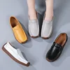 Spring Autumn Light Women's Flat Shoes 2022 New Comfort Plus Size White Women's Vulcanize Shoes Hollow Casual Women Loafers 6
