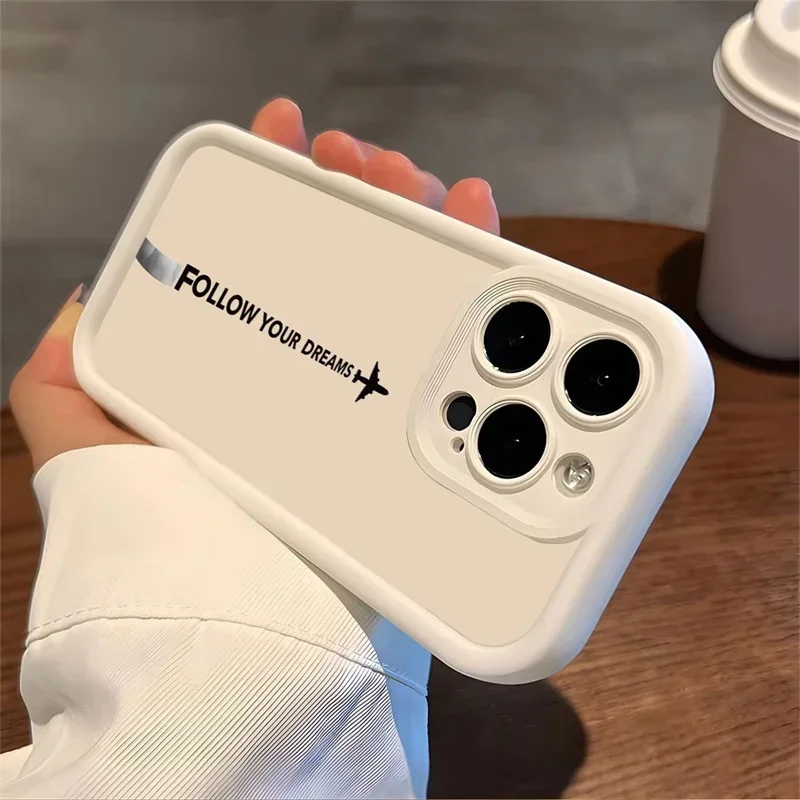 Travel-Inspired Airplane Route Anti-Fall Phone Case