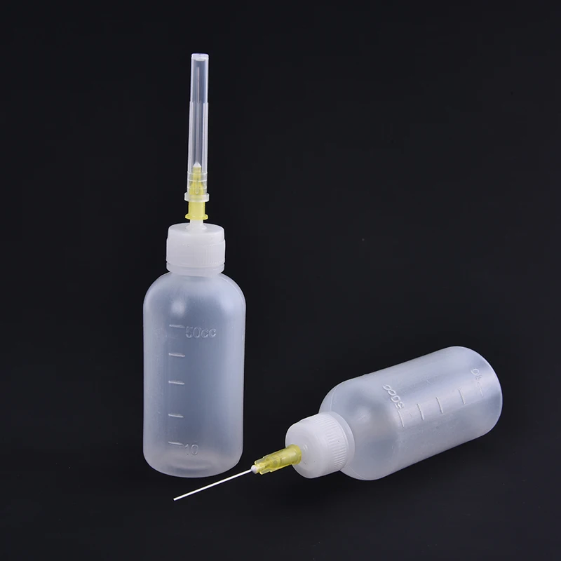 best welding hood 3pcs 50ml Transparent Polyethylene Needle Dispenser Dispensing Bottle For Rosin Solder Flux Paste + 3 Needles Tools flux core wire