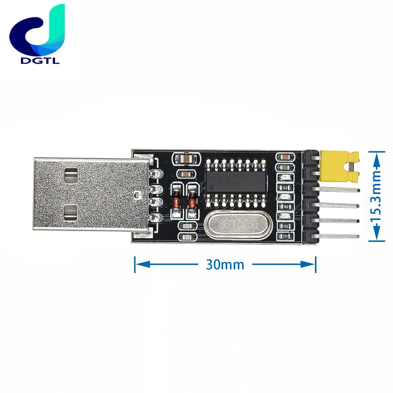 USB to TTL 변환기 UART 모듈 CH340G CH340 3.3V 5V 스위치 1pcs H43