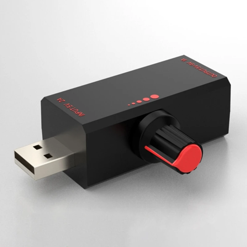 USB 팬 거버너 사무실 및 가정용 효율적인 USB 팬 무단 속도 컨트롤러 B0KA