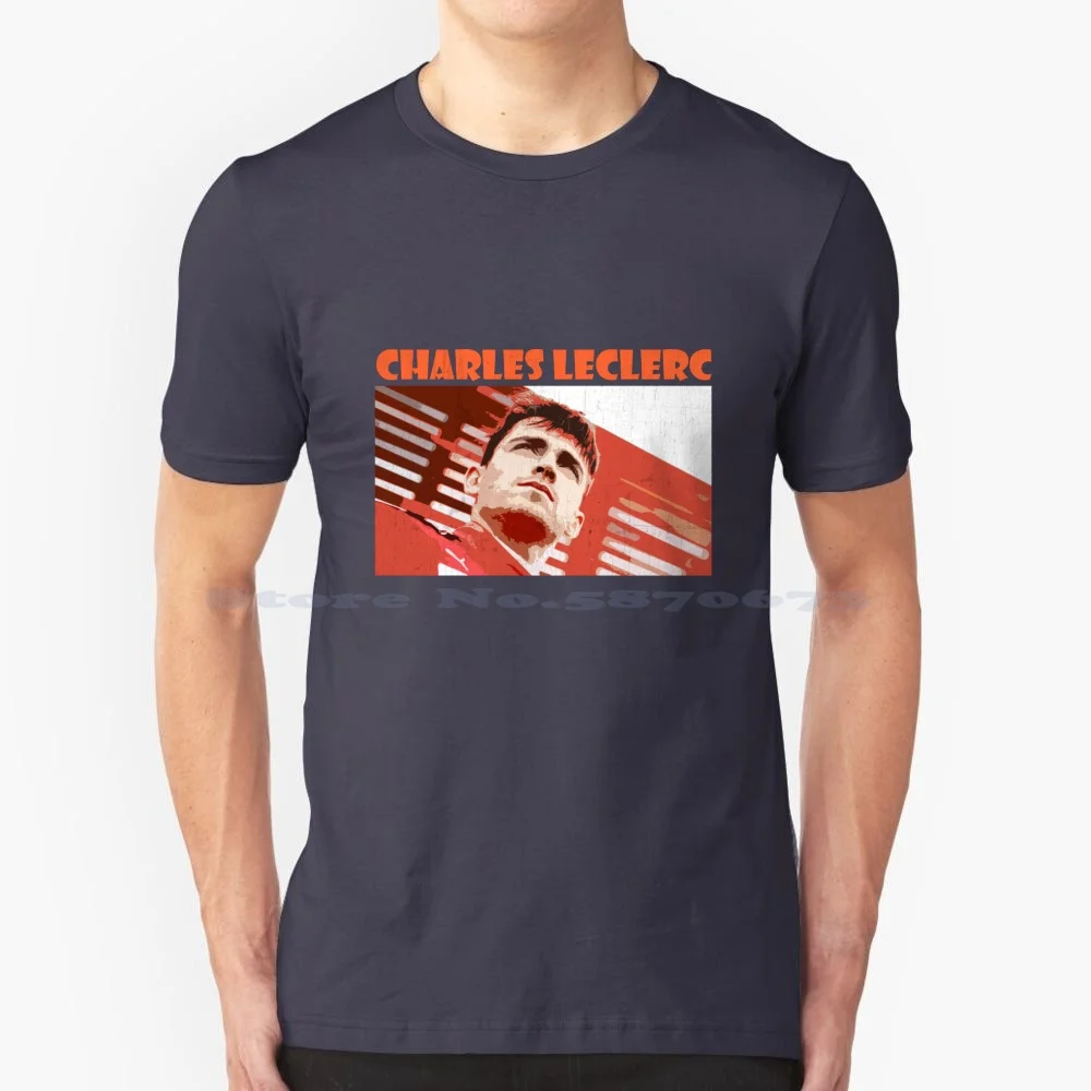 Charles Leclerc T-Shirt Classica T-Shirt 100% Cotone Tee Charles Leclerc Leclerc 16