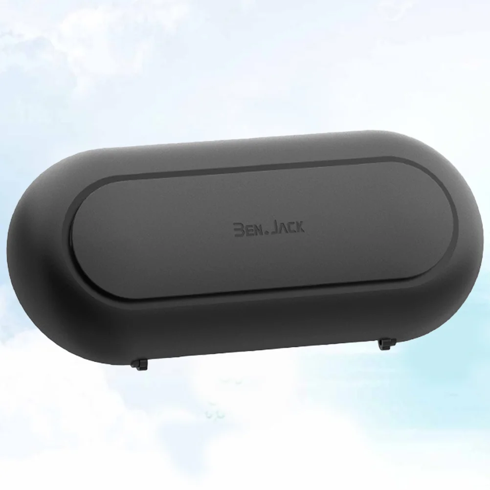 

Car Glasses Case Sun Visor Clip Sunglasses Holder High-speed IC Clip Car Organizer Universal Interior Accessories (Black)