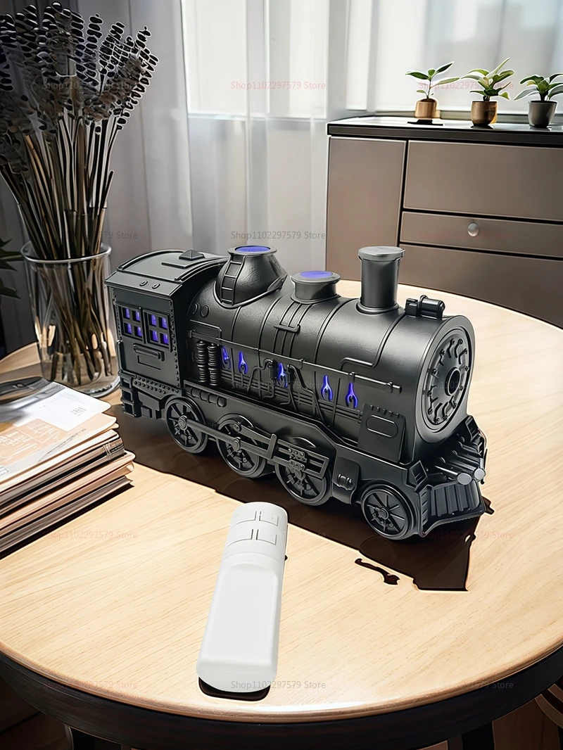 Description Picture 5 of itemNew Train Modeling Mini Air Humidifier With Remote Control Smoke Ring Cool Mist Air Humidifier LED Lamp Aroma Difuser Atomizer