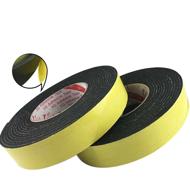 EVA Sponge Foam Rubber Tape Anti-collision Seal Stri Sound Insulation 1-10mm Thick 10-50mm Width sealing strip tape,sealing tape,sealing strip,soundproof foam