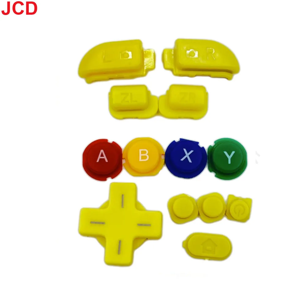 JCD 1set Repair Part ABXY Button LR ZL ZR HOME Button For New 3DS XL LL NEW 3DS LL/XL Cosone Replacement Parts