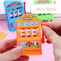 Kid Mini Slot Toy Machine Mini Coin Bank Slot Toy Machine Toy With Handles Realistic Random Style Electronic Tabletop Casino Toy 2