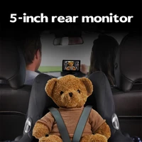 Новая автомобильная радионяня 1080P, 5-дюймовый большой экран высокой четкости IPS, 3 способа установки, регулируемая линза