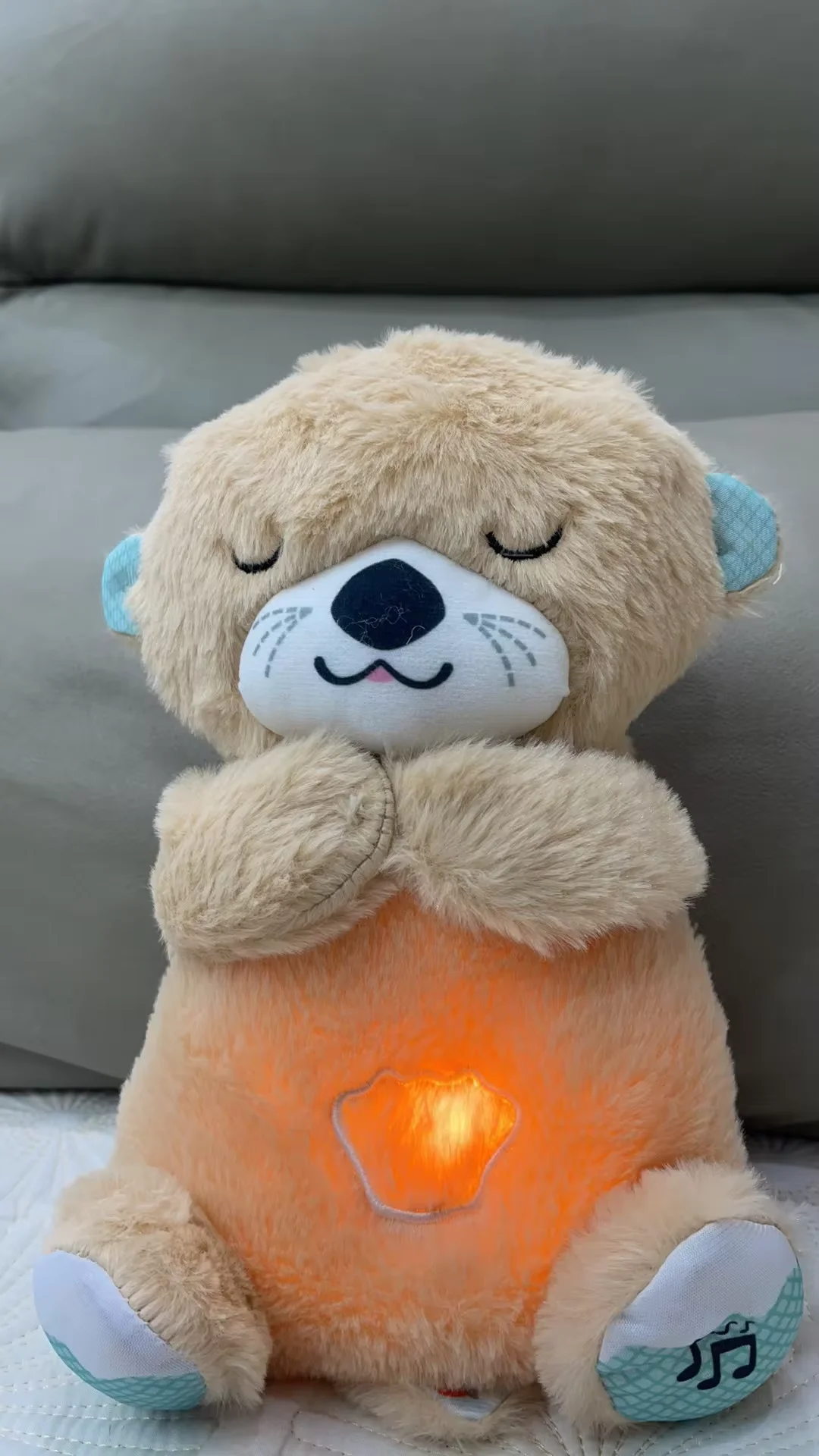 Juguete Dormir Bebés Peluche Dinosaurio Coraleda Con Proyector - Luces Y Música Para Dormir Bebés 6-12 Meses Muñeco Relajante Música