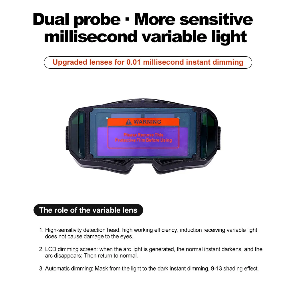 Welding goggles Automatic light-changing welding glasses welders Welding protection glasses welding argon arc welding welding glasses