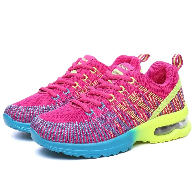 

Женская обувь, беговые кроссовки для женщин, уличные эластичные кроссовки для бега, спортивная обувь с воздушной подушкой, теннисная обувь
