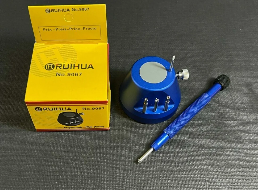 

RM Watch Repair Tool 4 Blades Remove Bracelet Band Strap screw 4/5 spoke Prongs
