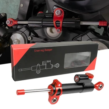 Accessori moto stabilizzatore ammortizzatore di sterzo regolabile in alluminio per Ducati HYPERMOTARD 796 821 939 SP 1100 S EVOSP StRada