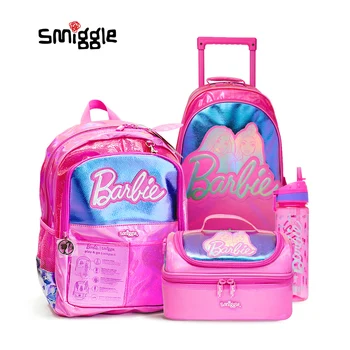 Pink Barbie  Backpack for Girls Children's Bag 3-16 Years Old with Pencil Case And Lunch Bag for gift 1