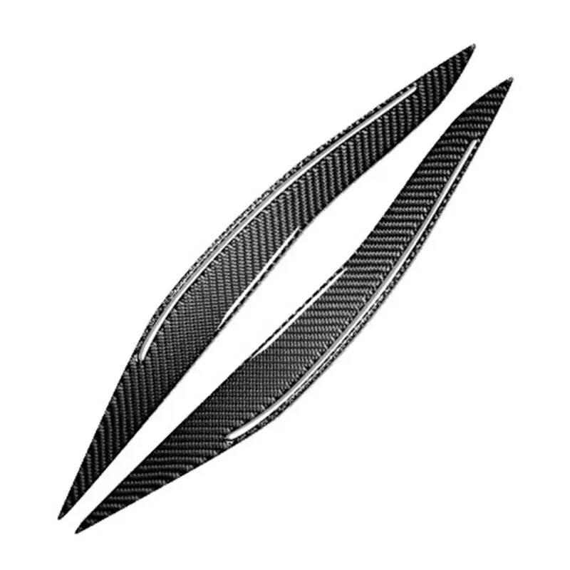 

For BMW F10 5 Series Light Eyebrow Carbon Fiber Car Headlights Eyebrows Eyelashes Interior Modification Accessories Decoration