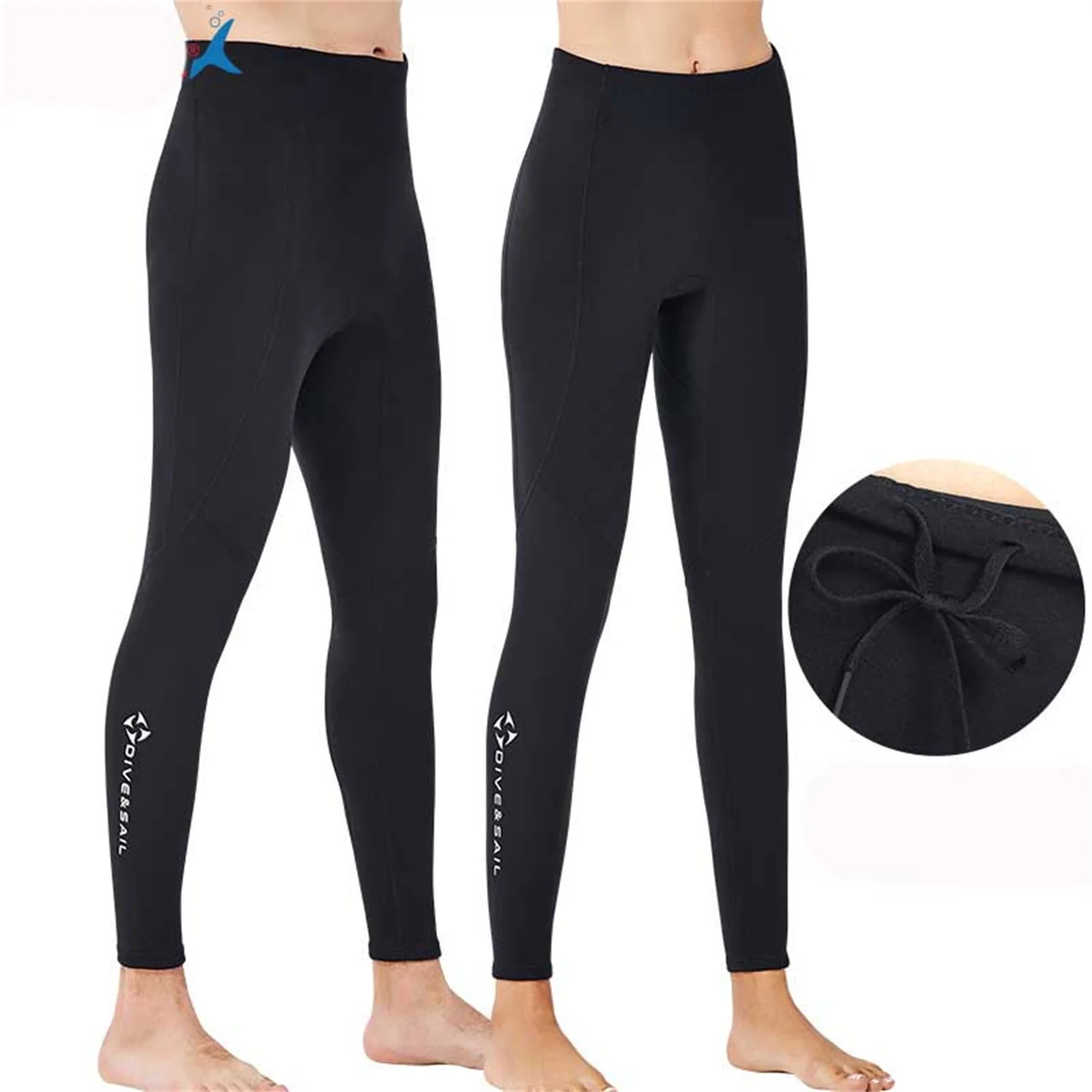 

2MM Neoprene Diving Pants Men Women Separate 2 Pieces Wetsuit Surfing Trousers Sailing Snorkeling Winter Thermal Swimming Trunks