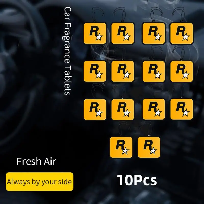 

10 шт., автомобильные Ароматические подвески в виде звезды