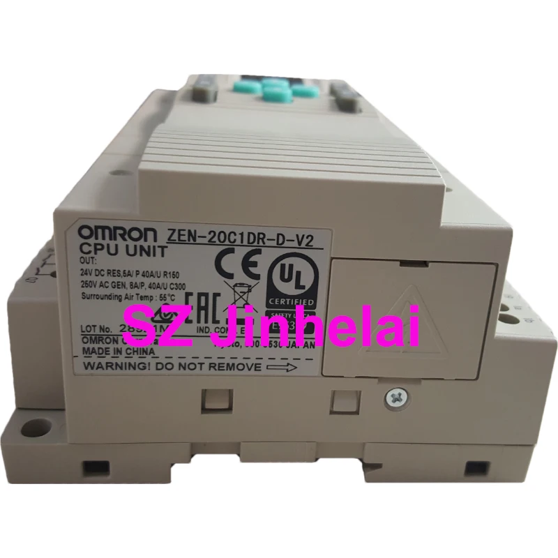 omron プログラムリレー CPUユニットLCDタイプ I O点数10点 電源AC100-240 リレー出力(正式製品型番:ZEN-10C - 2