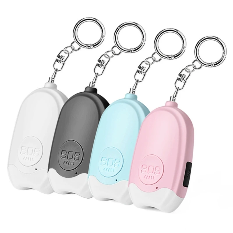 

N0PF Alarm Keychain for Women Personal Safety Protection Device Security Alert Keychain 130dB Loud Siren Whistle